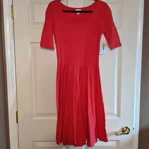 NWT size M LLR Nicole dress in coral